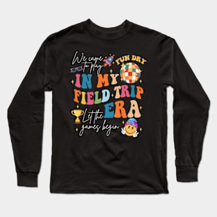 In My Field Trip Era, Retro Field Day 2024 Long Sleeve T-Shirt